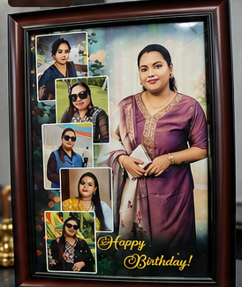 Birthday collage frame